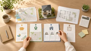 注文住宅の予算、土地、住宅会社を整理する資料